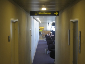 The silent lounge, Copenhagen airport
